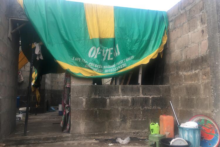 uncompleted house