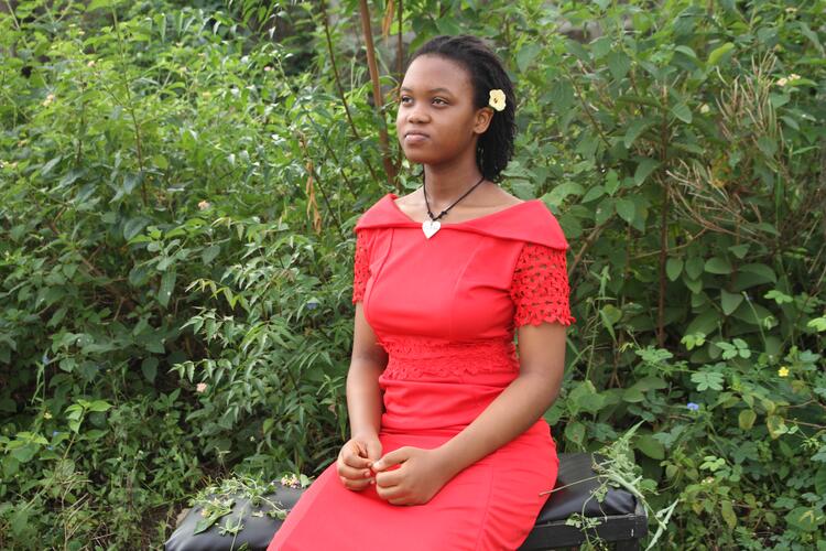 Chiamaka sitting